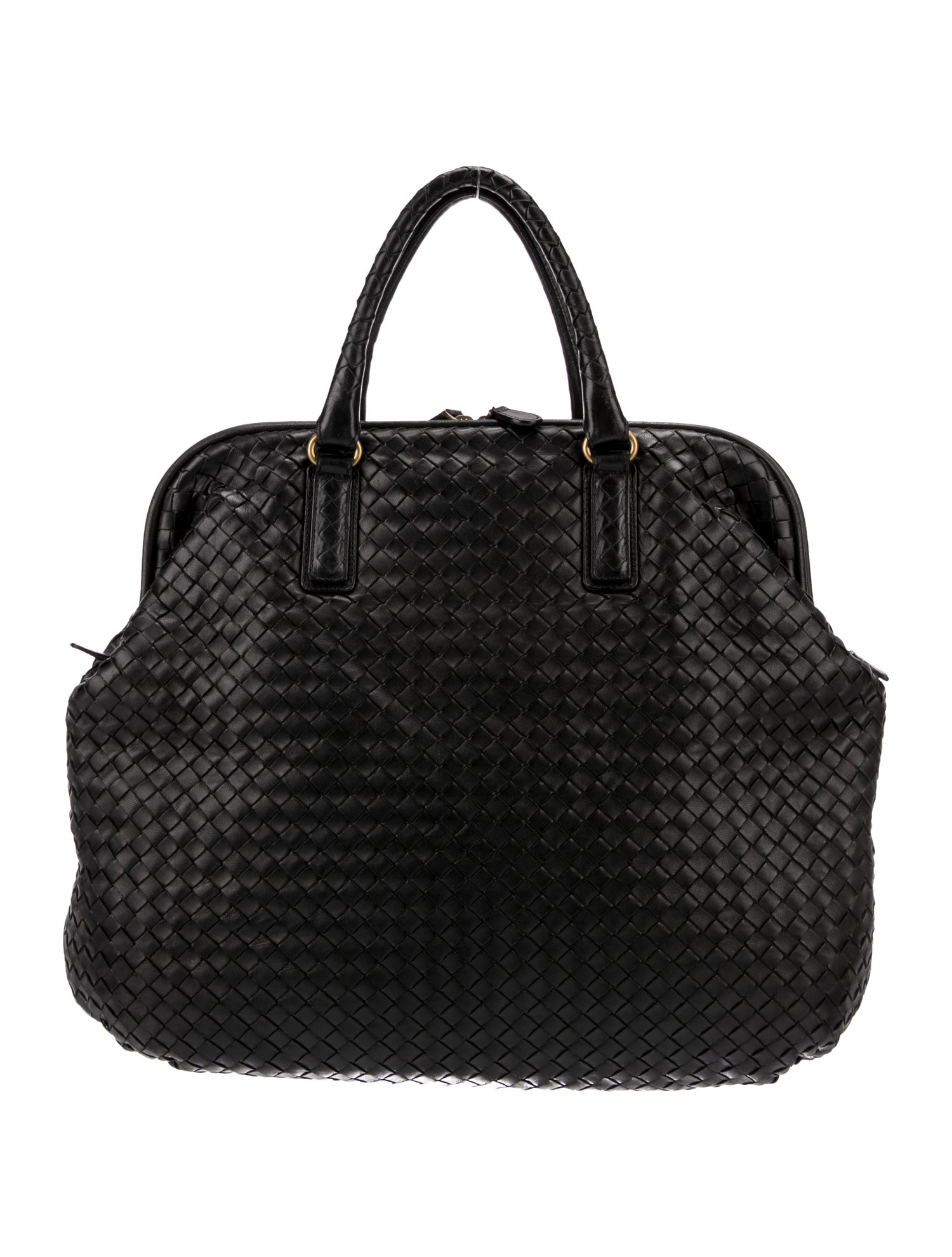 Bottega Veneta Intrecciato Intrecciato Top Handle Bag Large Vintage