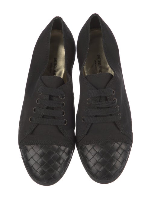 Bottega Veneta Intrecciato Weave Canvas Sneakers