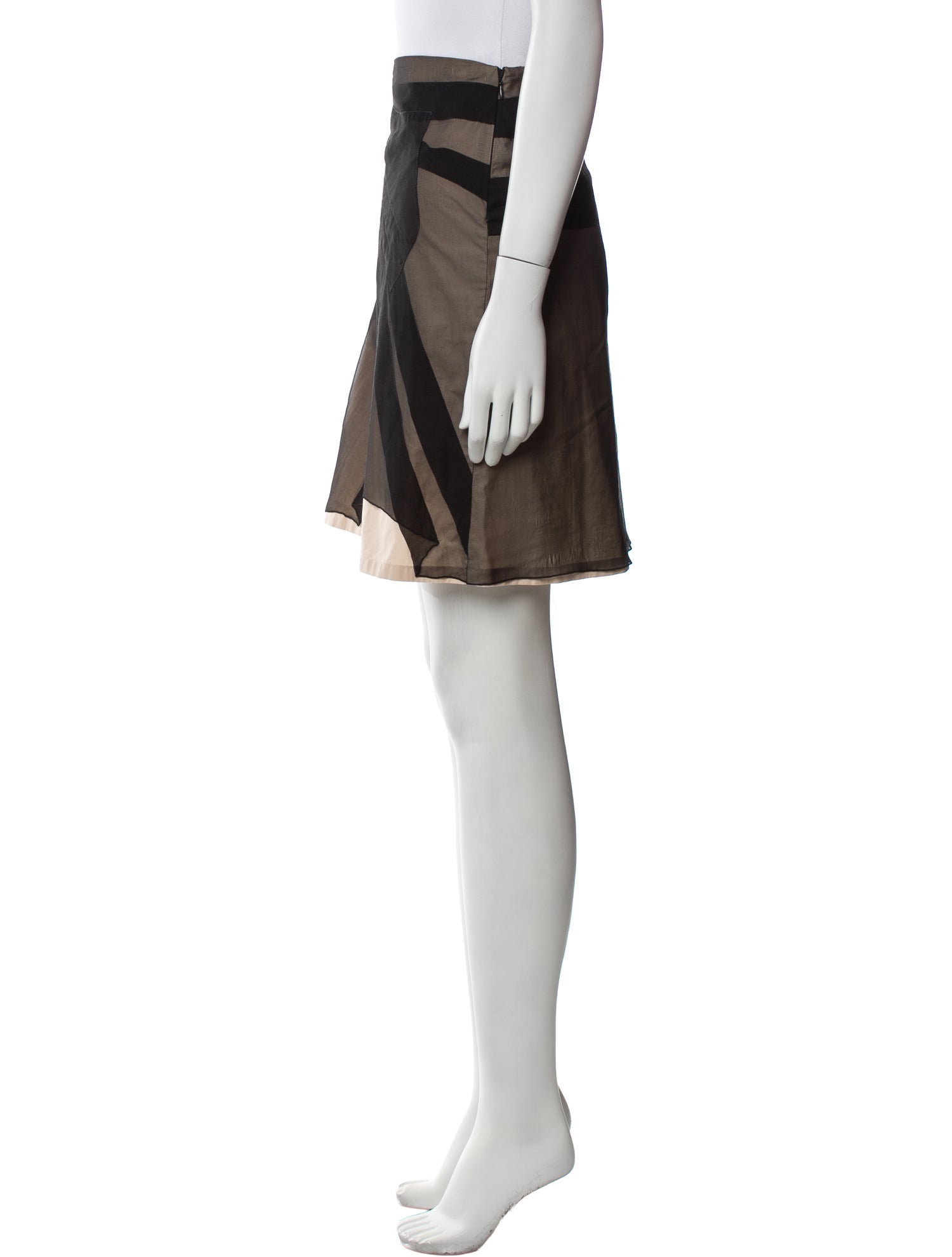 Bottega Veneta Silk Knee-Length Skirt