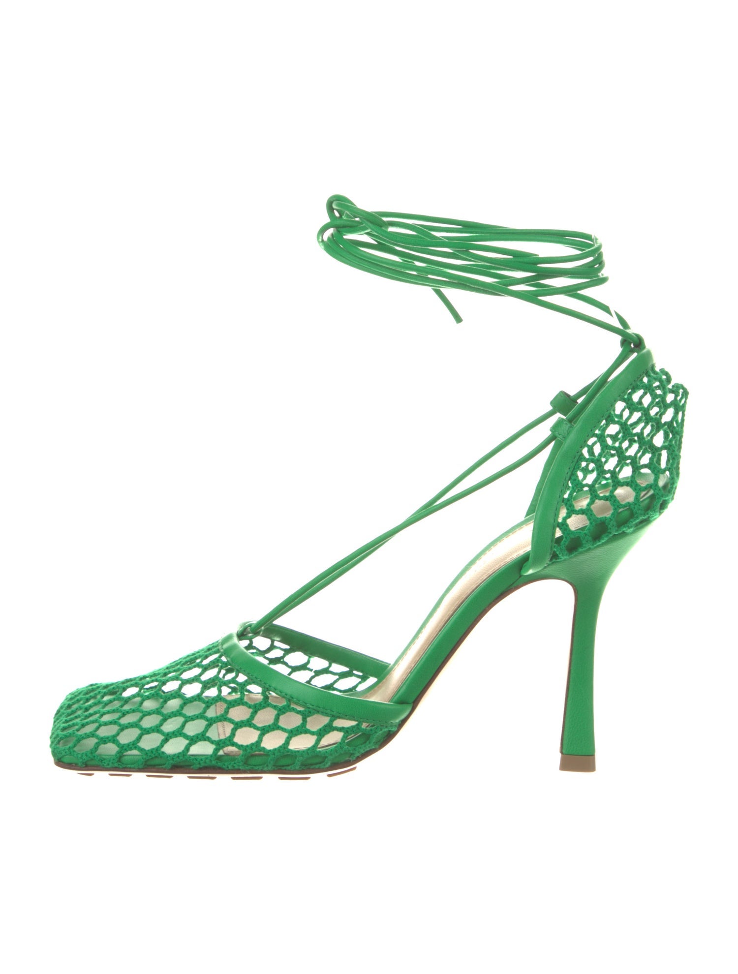 Bottega Veneta Mesh Slingback Pumps
