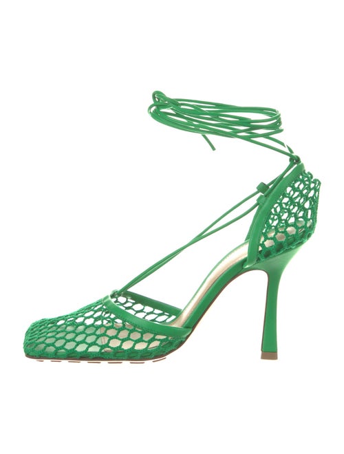 Bottega Veneta Mesh Slingback Pumps
