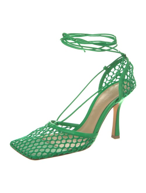 Bottega Veneta Mesh Slingback Pumps