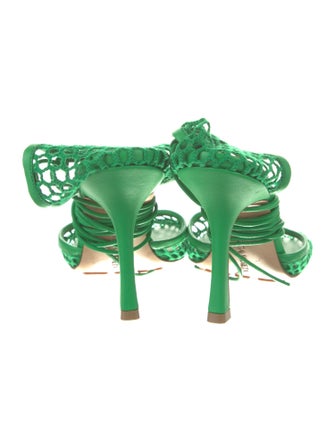 Bottega Veneta Mesh Slingback Pumps