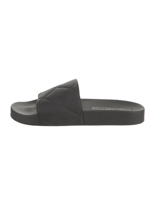 Bottega Veneta Quilted Pattern Rubber Slides