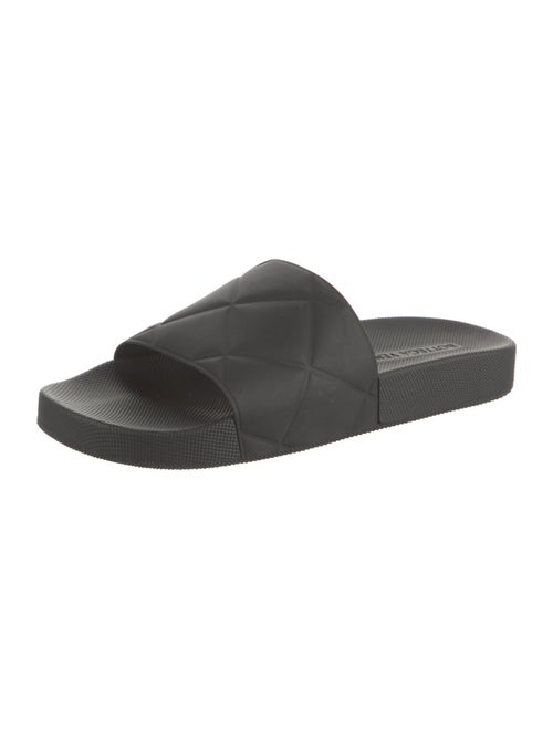 Bottega Veneta Quilted Pattern Rubber Slides