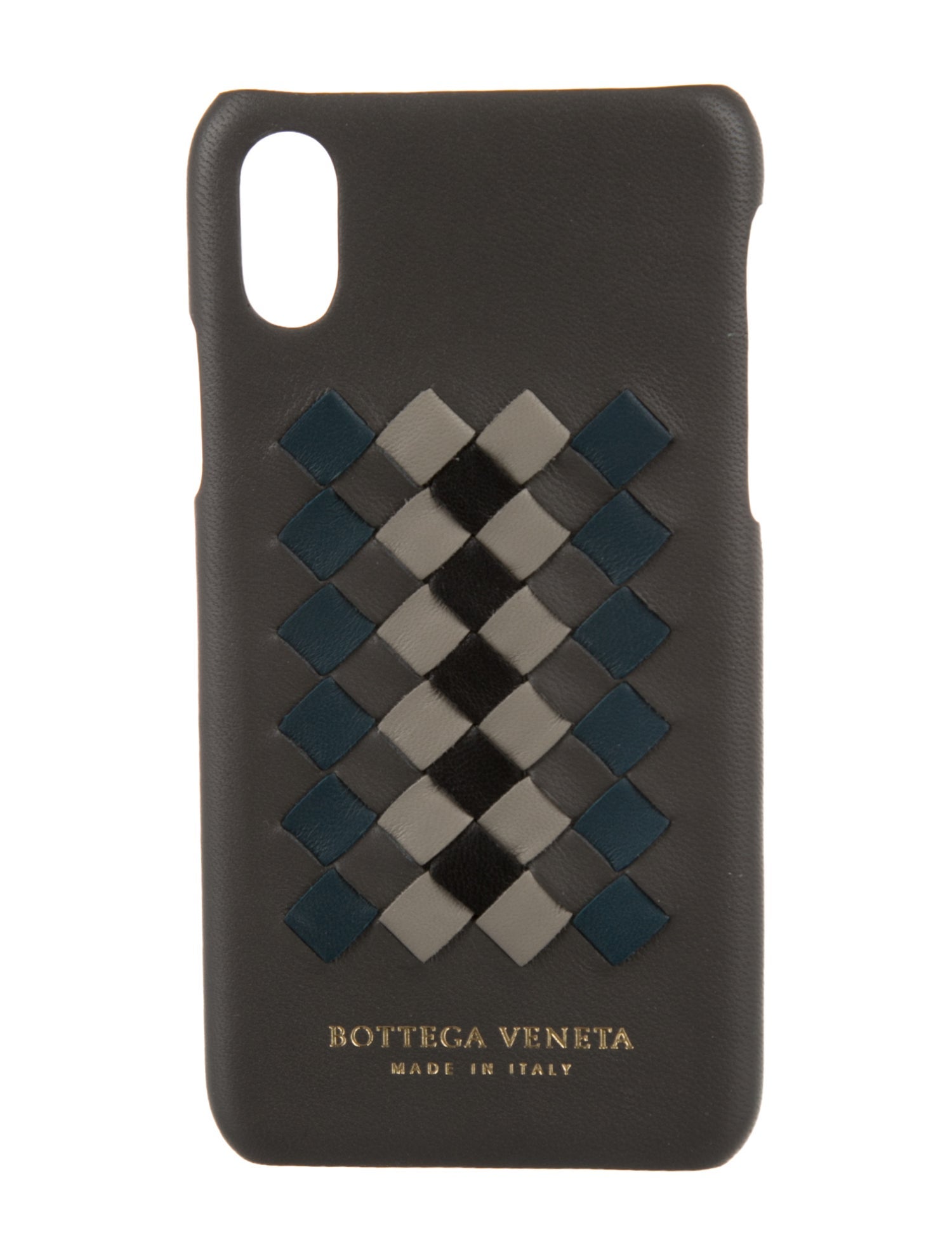 Bottega Veneta Intrecciato Leather iPhone Case