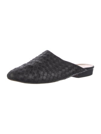 Bottega Veneta Intrecciato Weave Leather Mules