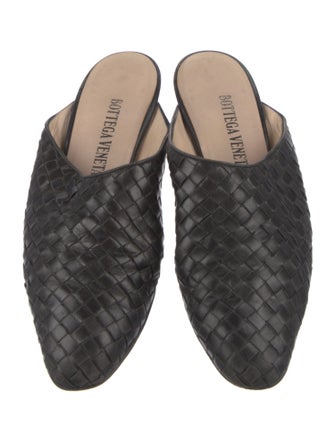 Bottega Veneta Intrecciato Weave Leather Mules