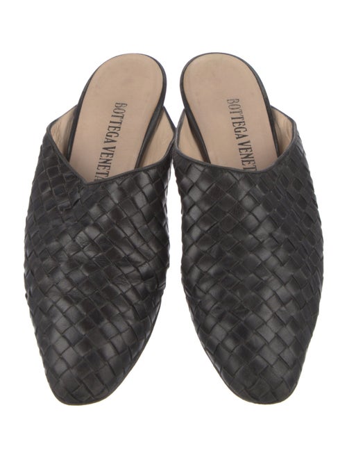 Bottega Veneta Intrecciato Weave Leather Mules