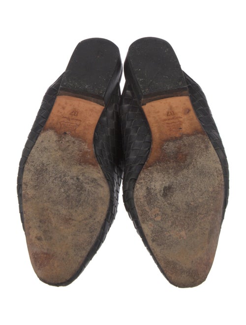 Bottega Veneta Intrecciato Weave Leather Mules