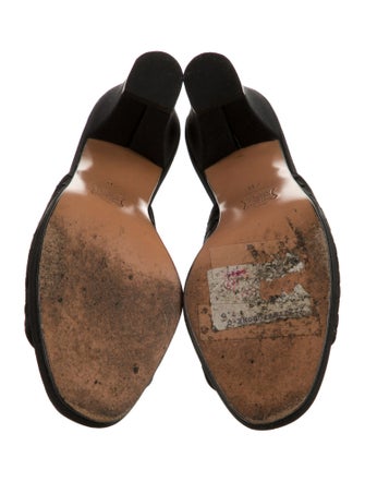 Bottega Veneta Intrecciato Weave Satin Slides