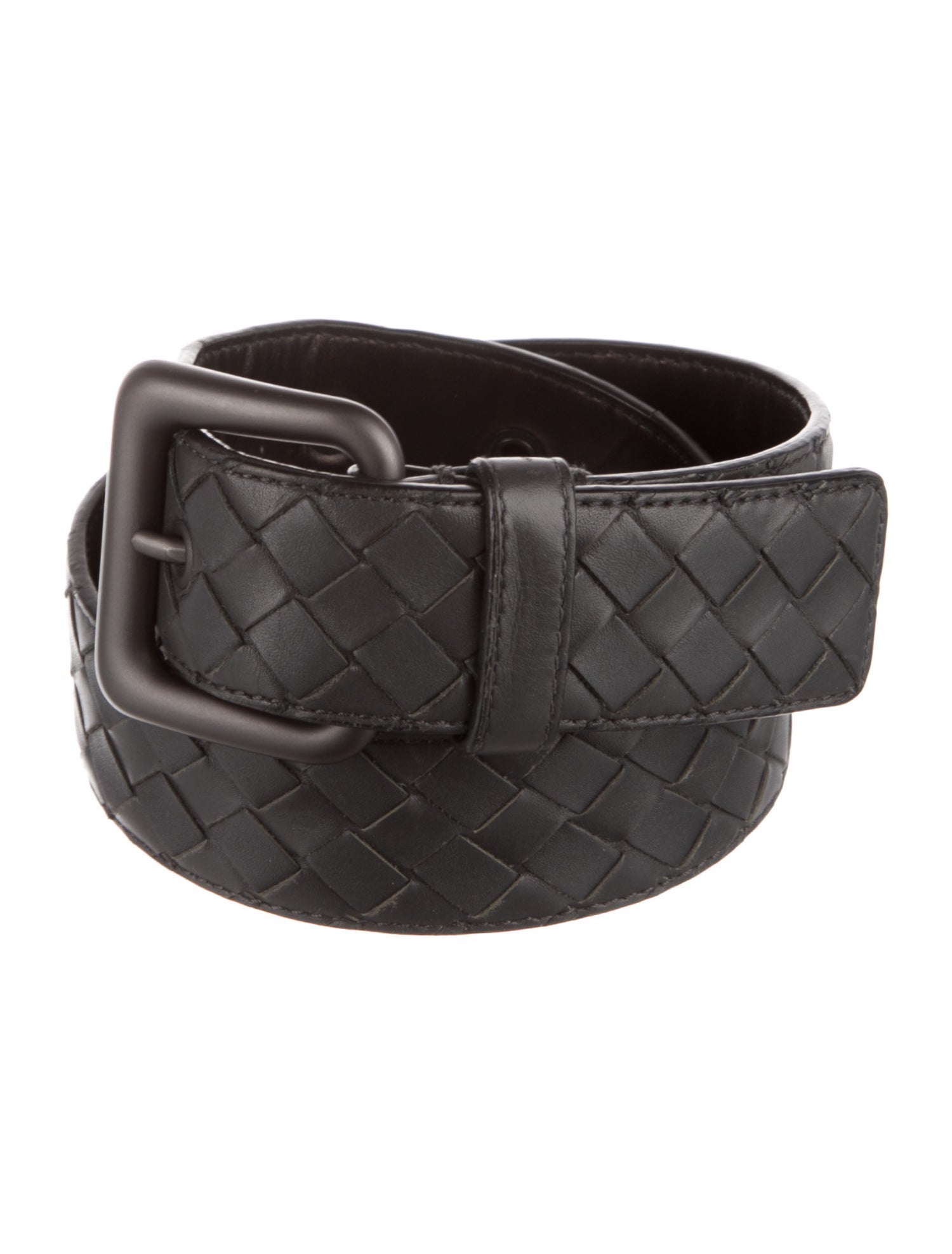 Bottega Veneta Intrecciato Weave Leather Waist Belt