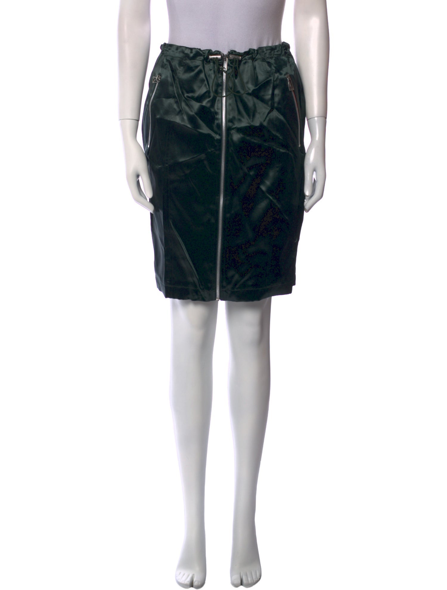 Bottega Veneta Leather Knee-Length Skirt
