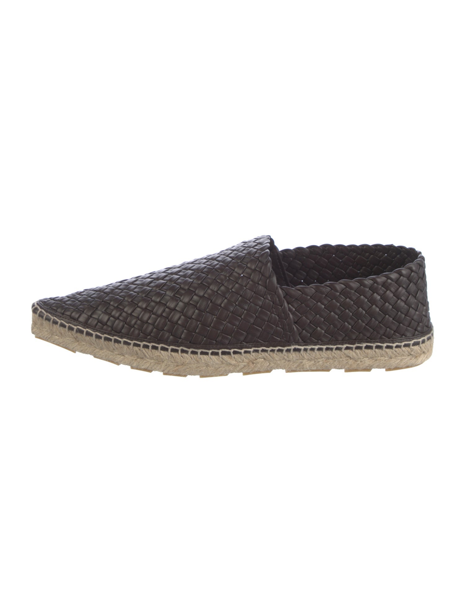 Bottega Veneta Intrecciato Weave Leather Espadrilles