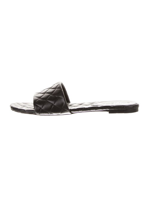 Bottega Veneta Quilted Pattern Leather Slides
