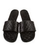 Bottega Veneta Quilted Pattern Leather Slides