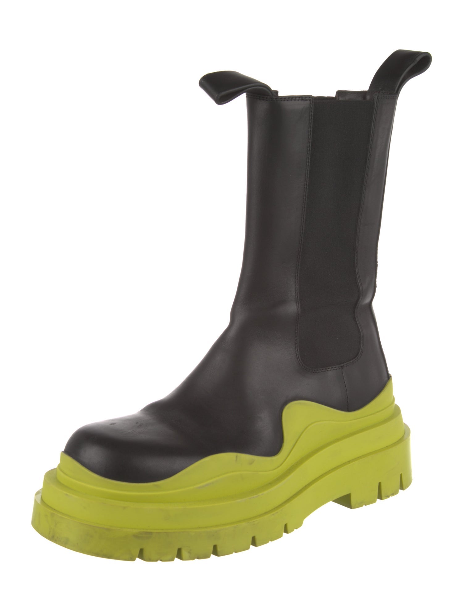 Bottega Veneta Leather Rain Boots