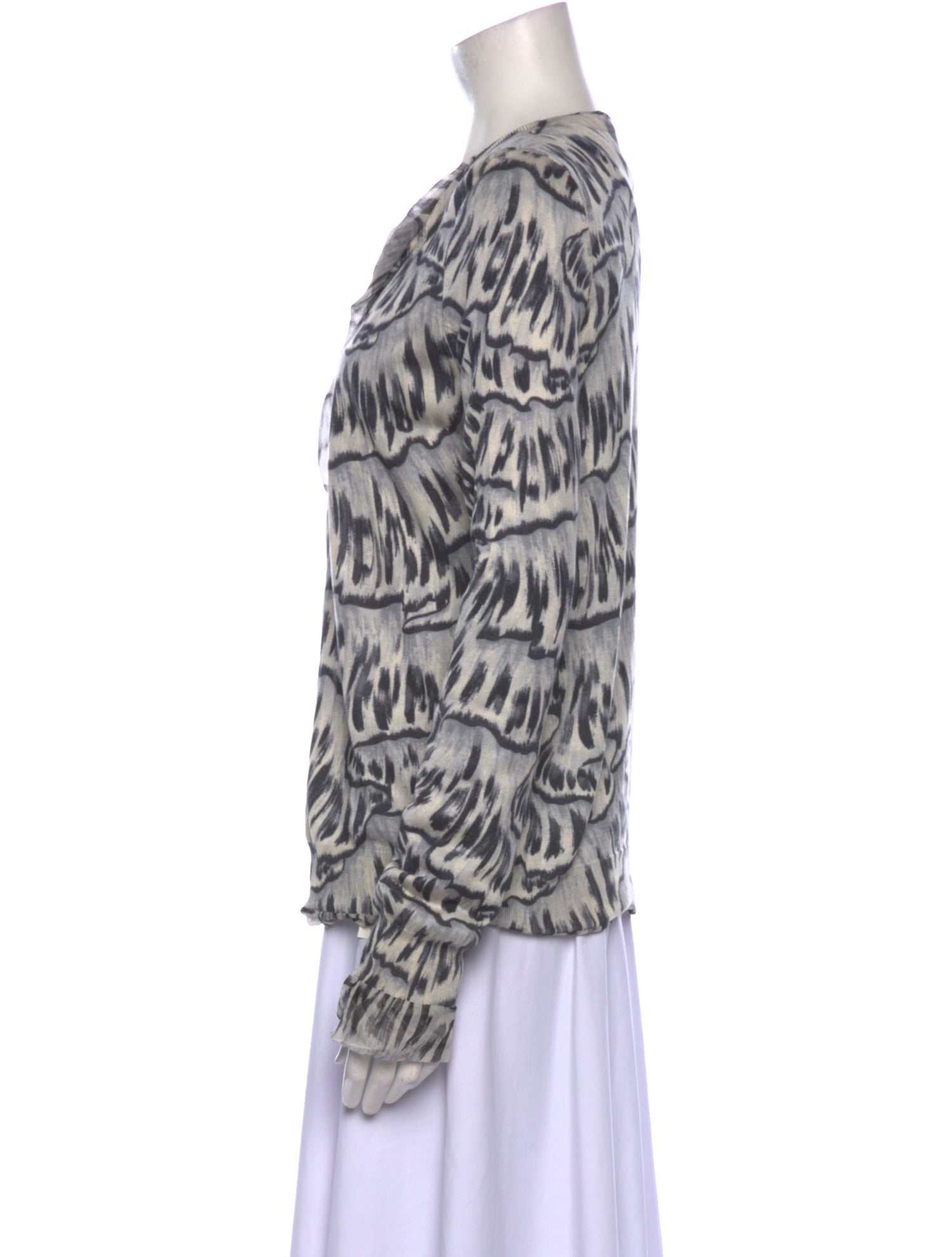 Bottega Veneta Silk Printed Sweater