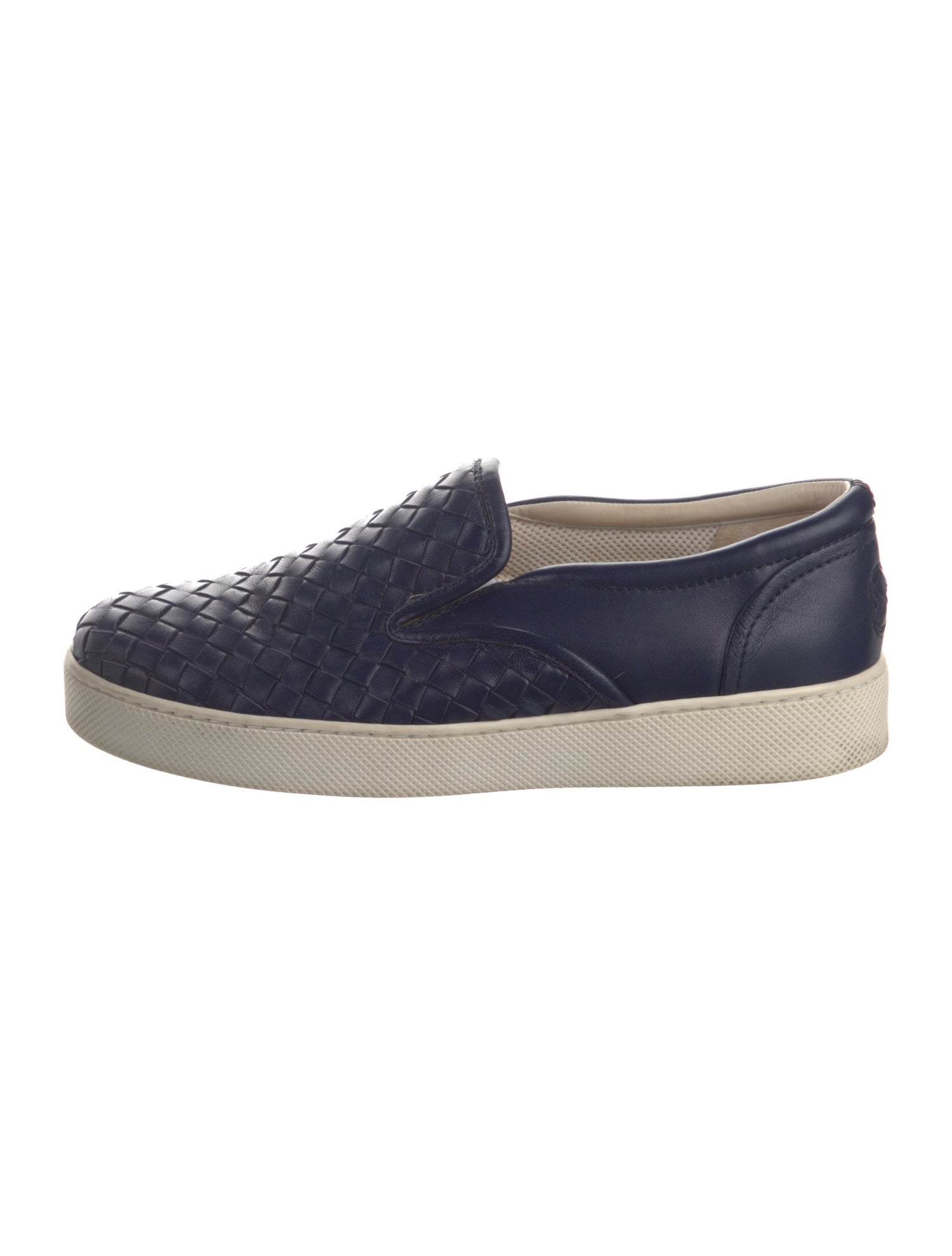 Bottega Veneta Intrecciato Weave Leather Sneakers