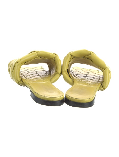 Bottega Veneta Intrecciato Weave Leather Slides