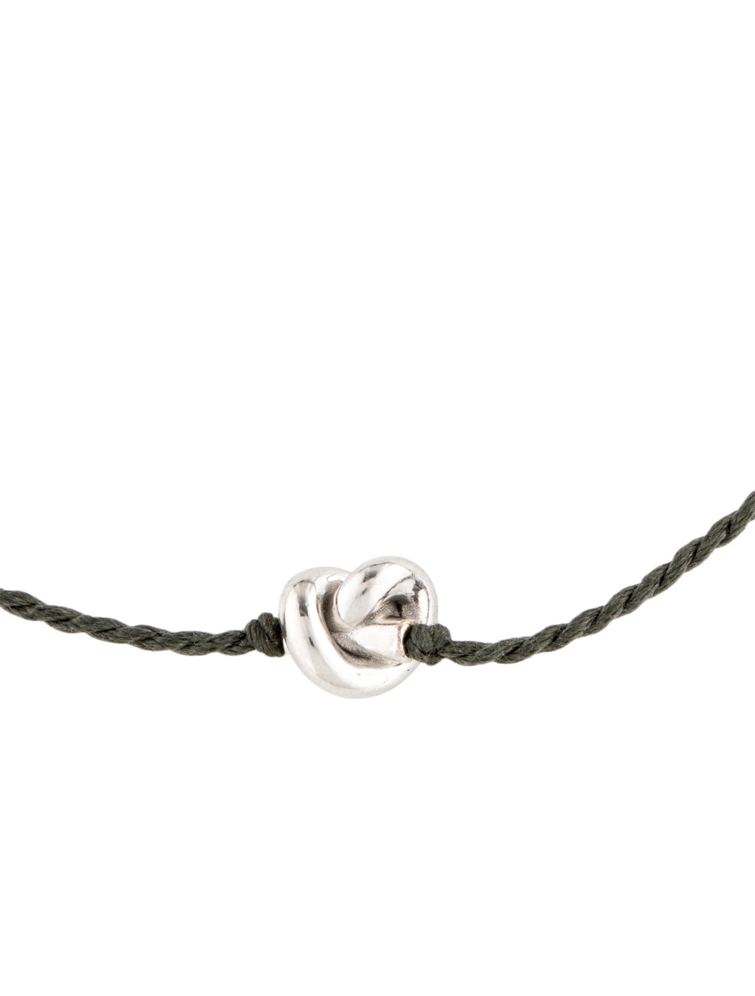 Bottega Veneta Silk Cord Knot Friendship Bracelet