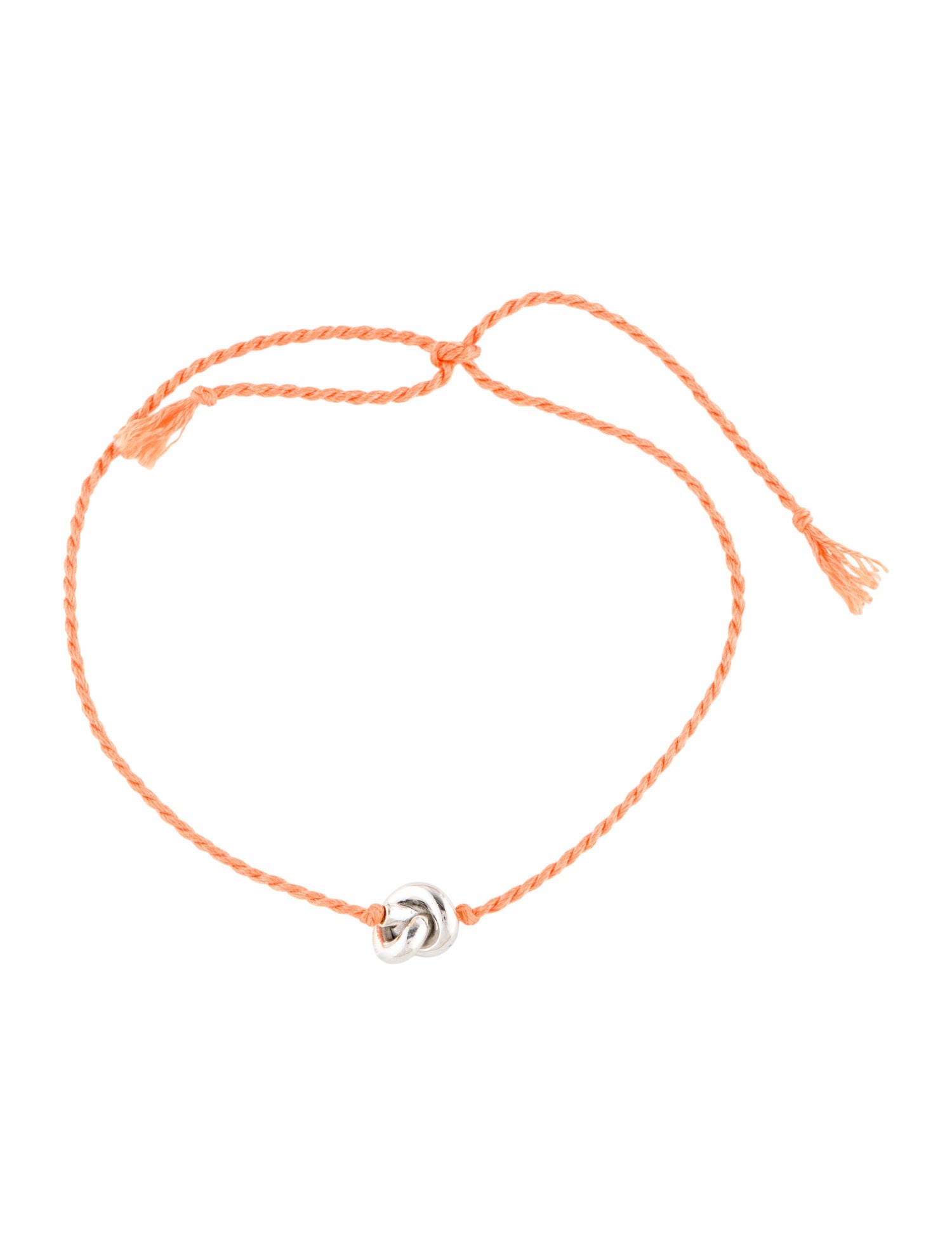 Bottega Veneta Silk Cord Knot Friendship Bracelet