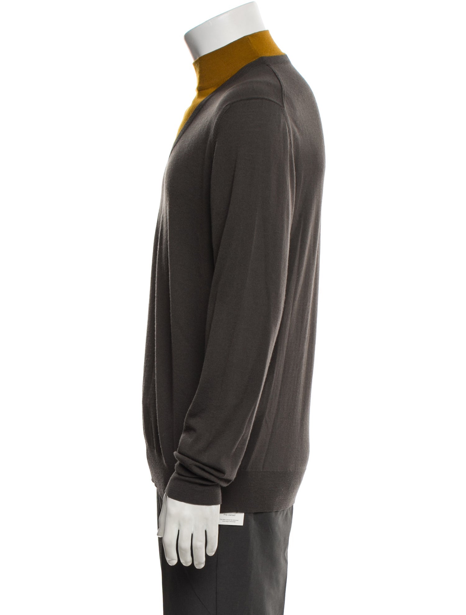 Bottega Veneta Merino Wool Colorblock Pattern Pullover
