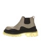 Bottega Veneta Leather Colorblock Pattern Chelsea Boots