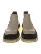 Bottega Veneta Leather Colorblock Pattern Chelsea Boots