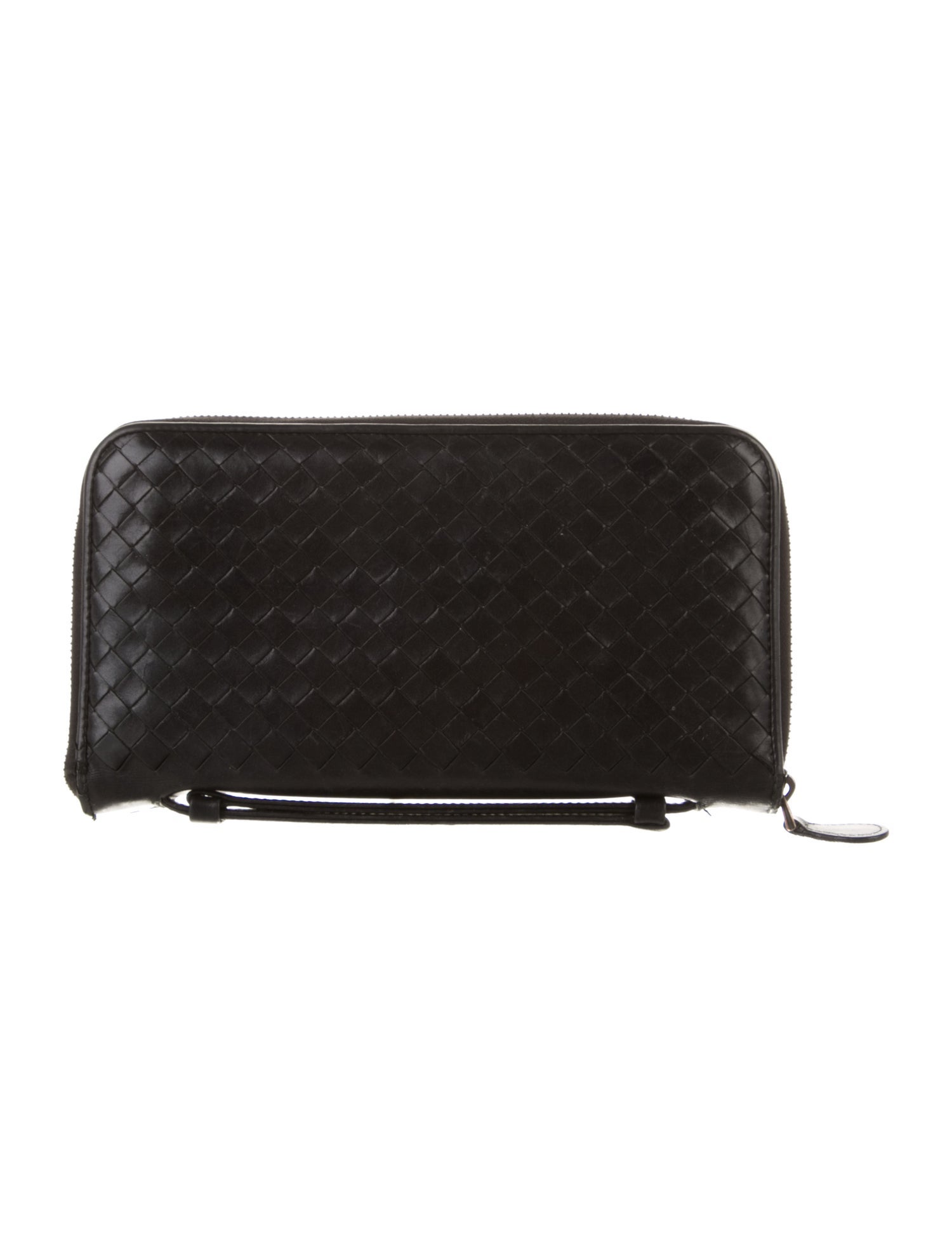 Bottega Veneta Intrecciato Weave Leather Continental Wallet