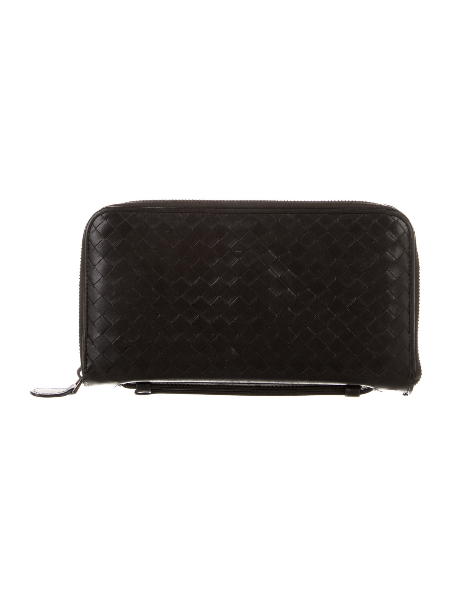 Bottega Veneta Intrecciato Weave Leather Continental Wallet