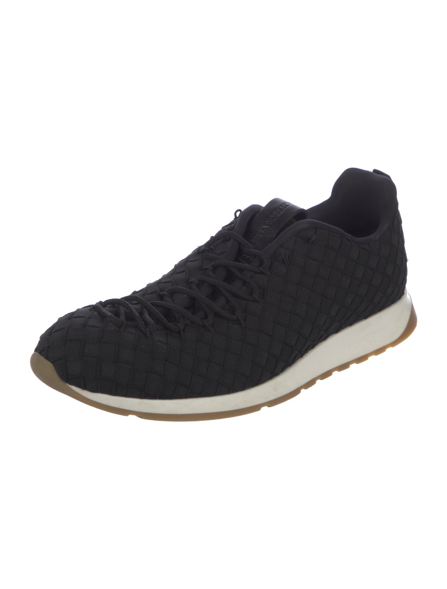 Bottega Veneta Intrecciato Weave Leather Sneakers