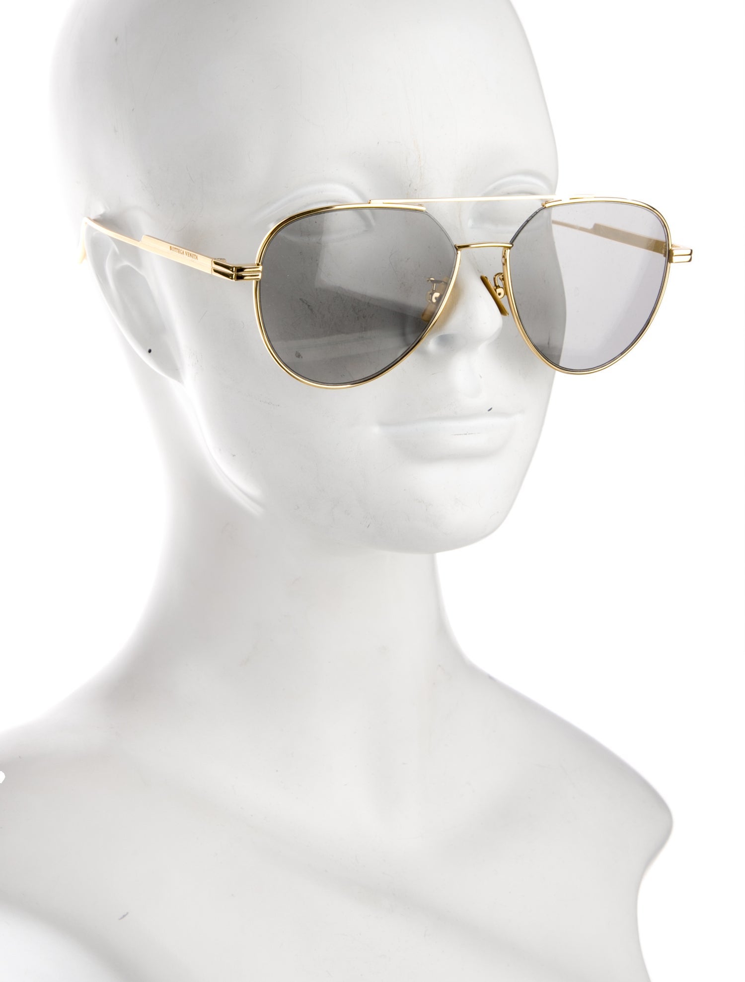Bottega Veneta Aviator Tinted Sunglasses