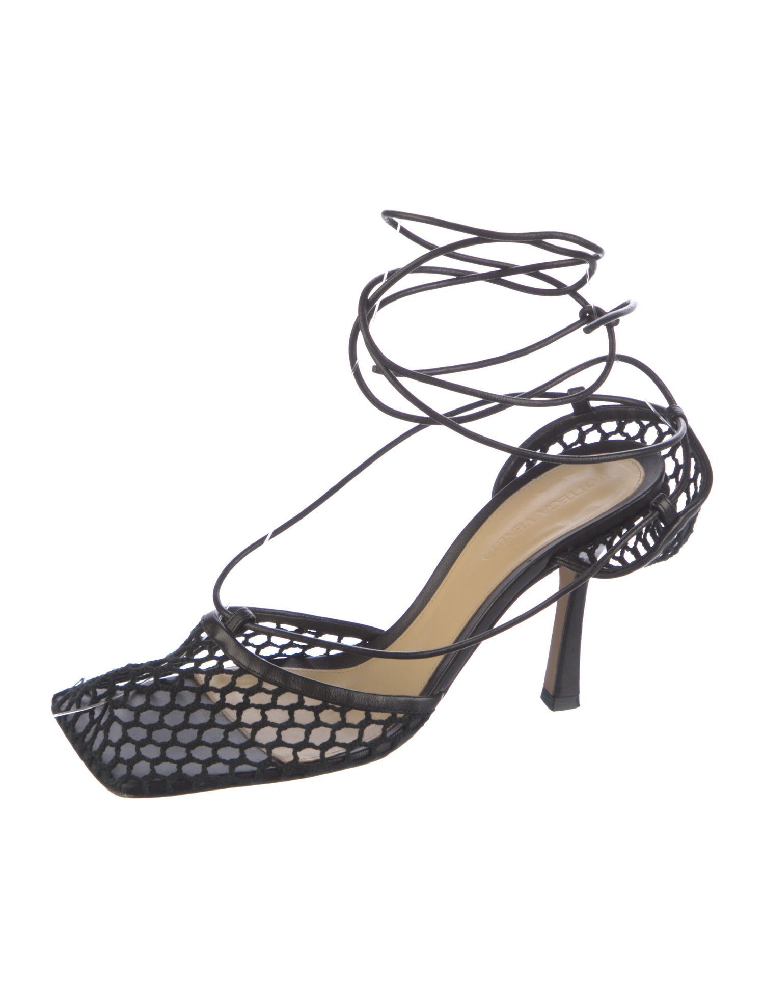 Bottega Veneta Mesh Printed D'Orsay Pumps
