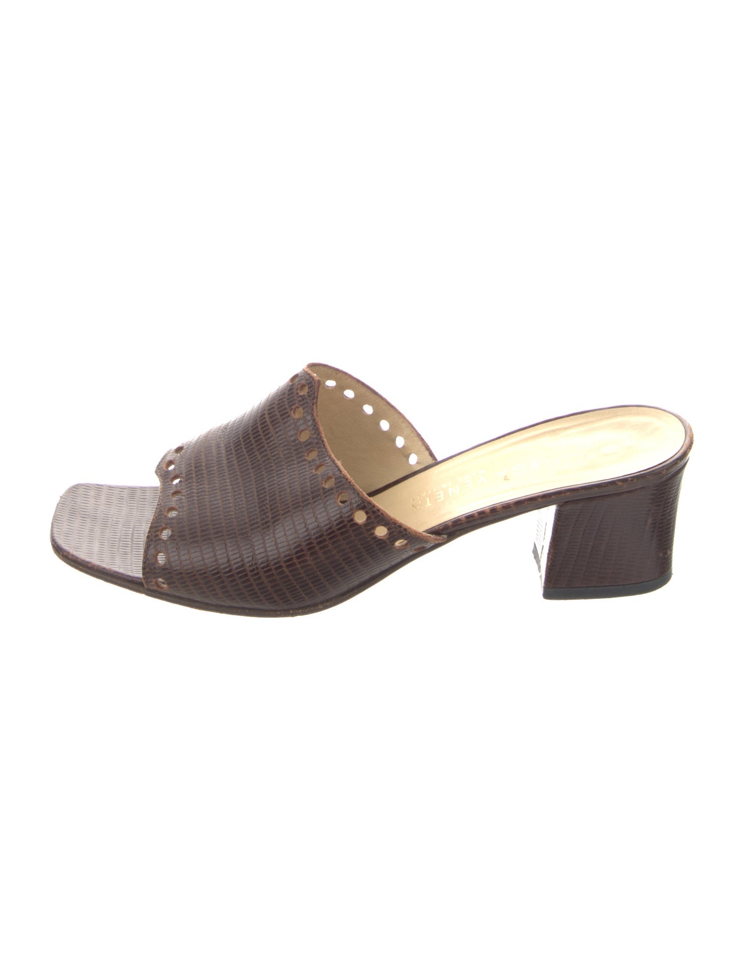 Bottega Veneta Leather Slides