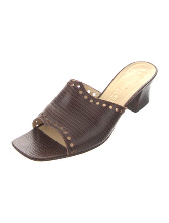 Bottega Veneta Leather Slides