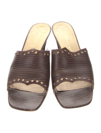 Bottega Veneta Leather Slides