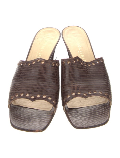 Bottega Veneta Leather Slides