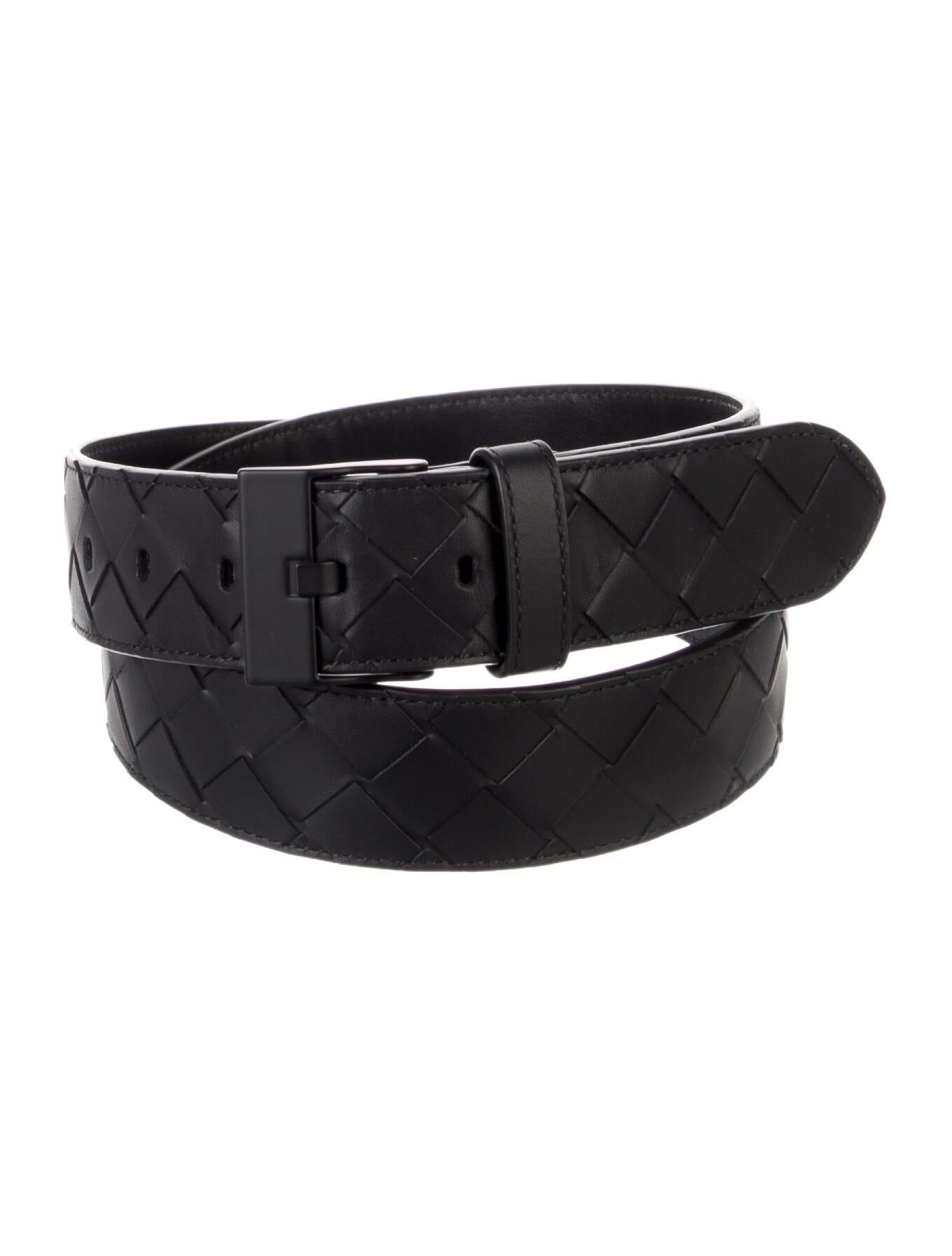 Maison Margiela ベルト size:M SALE Maison Margiela Fur-Trimmed Leather Belt - Black Belts