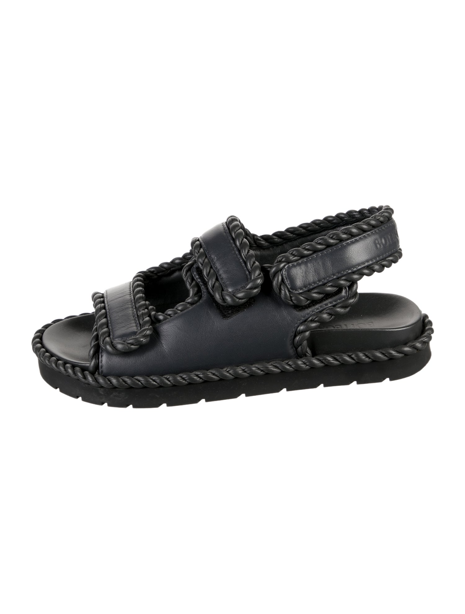 Bottega Veneta Leather Slingback Sandals