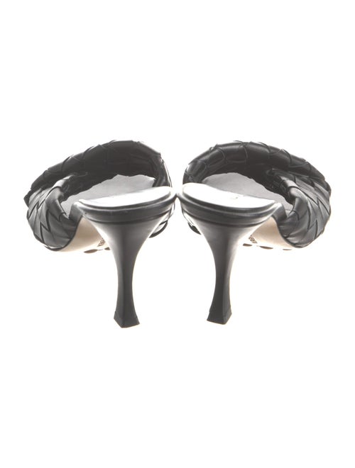 Bottega Veneta Intrecciato Weave Leather Slides