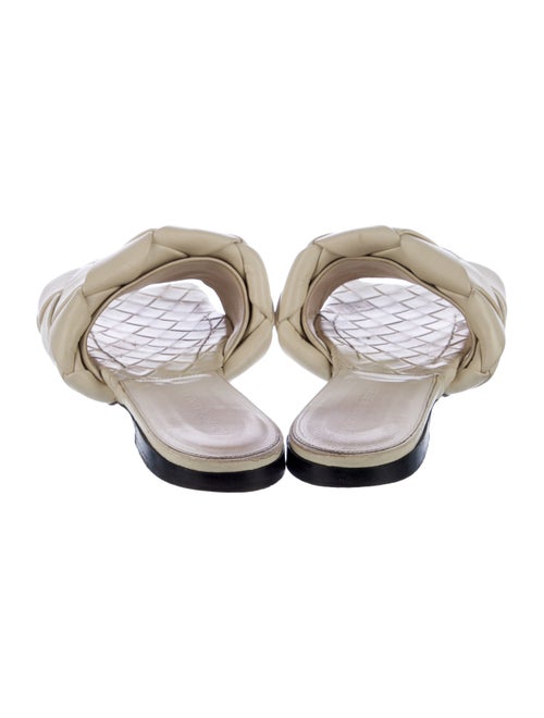 Bottega Veneta Intrecciato Weave Leather Slides
