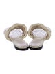 Bottega Veneta Intrecciato Weave Leather Slides