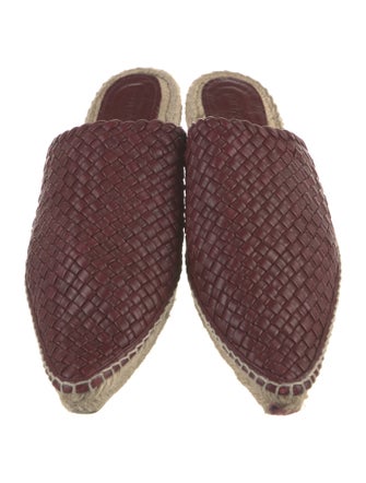 Bottega Veneta Intrecciato Weave Leather Espadrilles