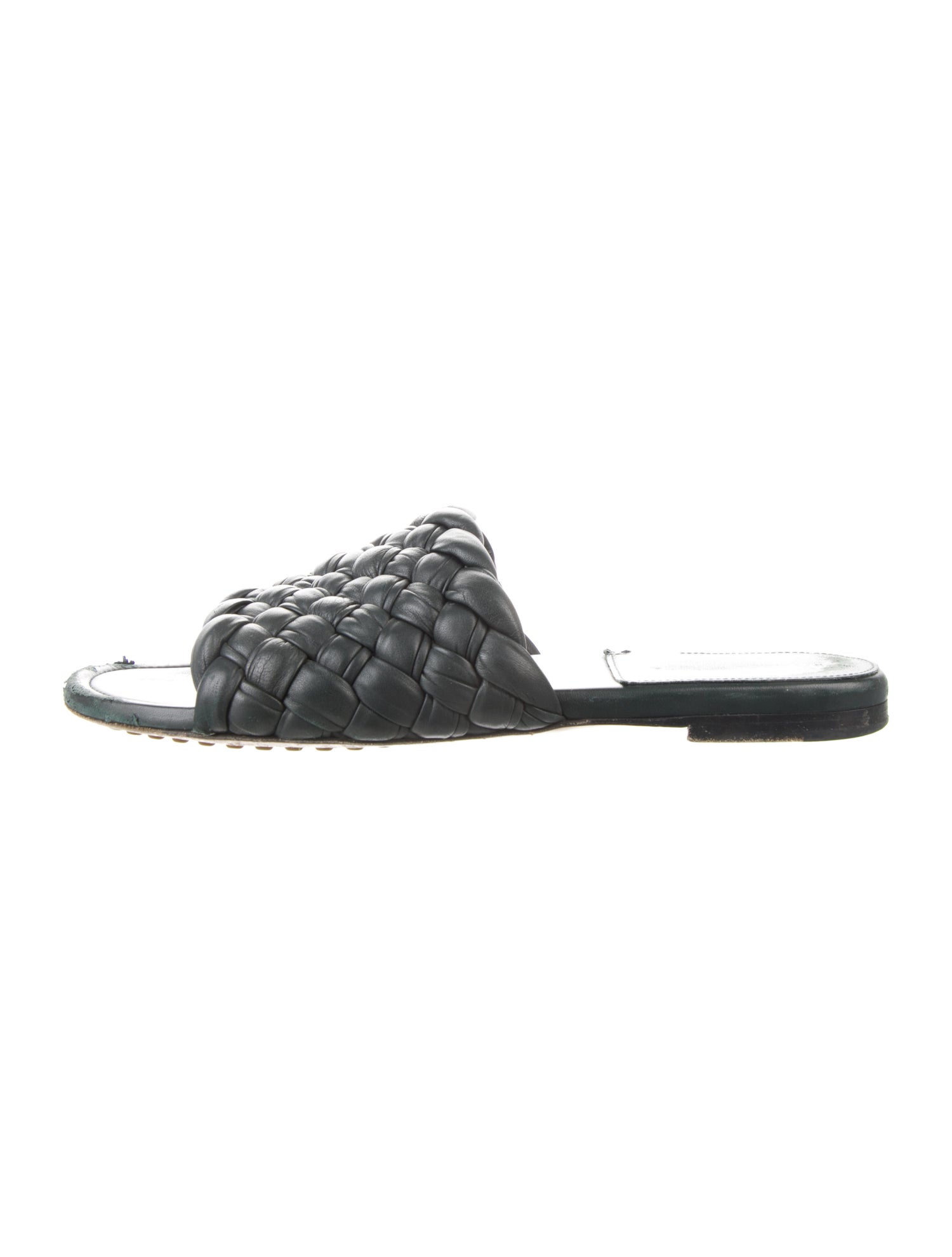 Bottega Veneta Leather Slides