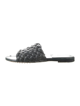 Bottega Veneta Leather Slides