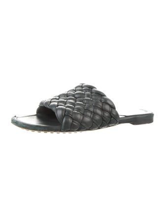 Bottega Veneta Leather Slides