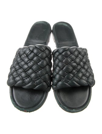 Bottega Veneta Leather Slides