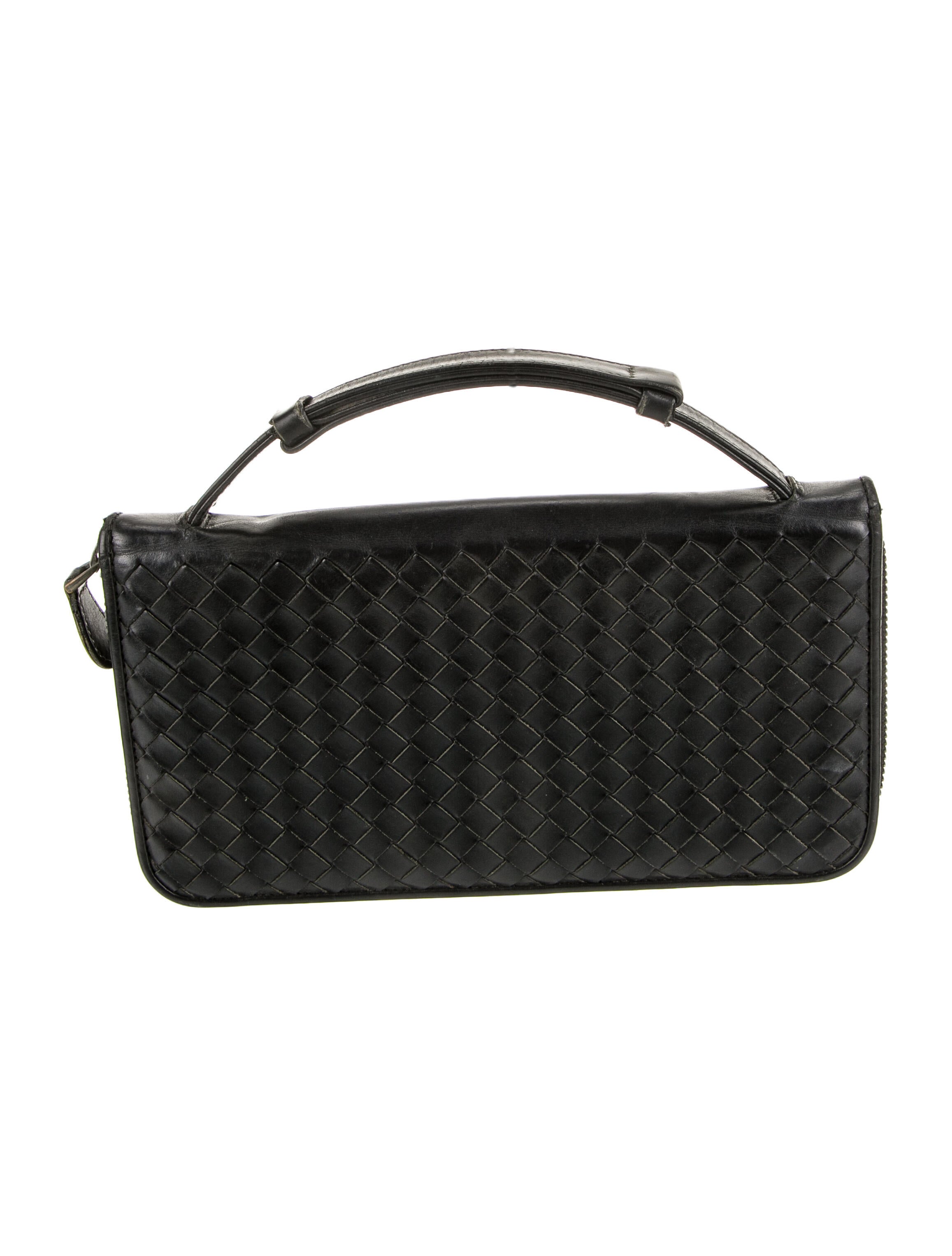Bottega Veneta Intrecciato Weave Leather Wallet