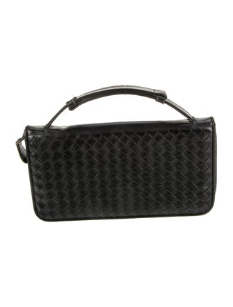 Bottega Veneta Intrecciato Weave Leather Wallet